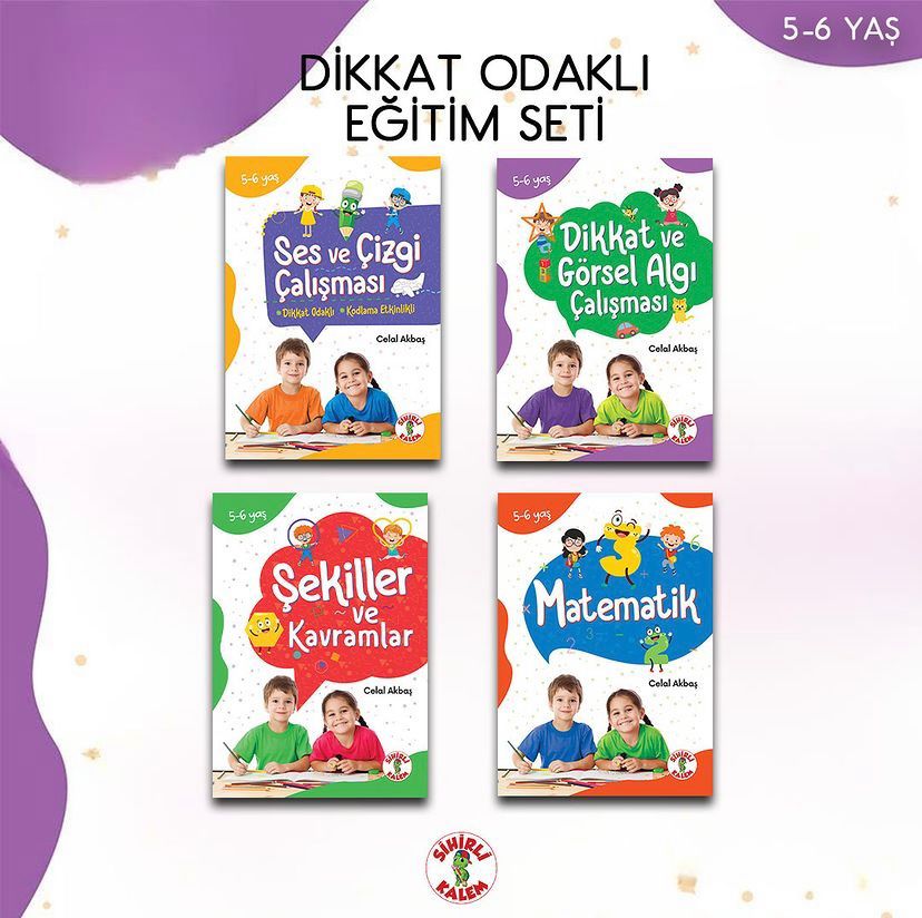 5-6 Yaş Dikkat Odakli Etkinlik Kitapları